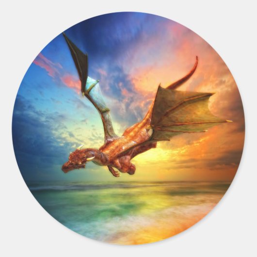 辰年 ラウンドシール (正面)