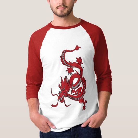 辰年-中国のドラゴン Tシャツ (正面)