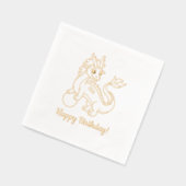 辰年 誕生日 箔ナプキン (左)