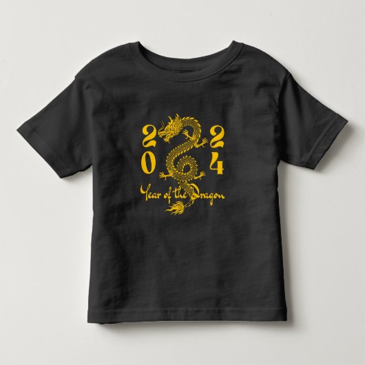 辰年 金 トドラーTシャツ (正面)