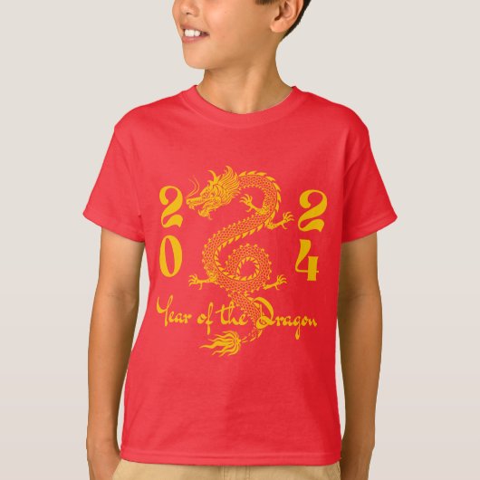 辰年 金 Tシャツ (正面)