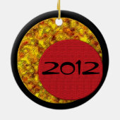 辰年: 2012年 セラミックオーナメント (裏面)