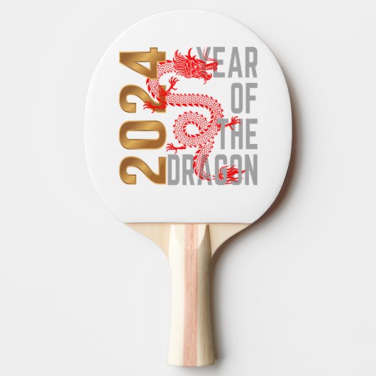 辰年 2024年 干支 卓球ラケット (正面)
