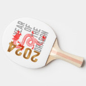辰年 2024年 干支 卓球ラケット (横)