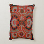 辰砂Suzani I アクセントクッション (裏面(縦))