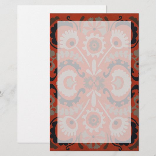 辰砂Suzani I 便箋 (正面/裏面)