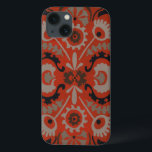 辰砂Suzani I iPhone 13ケース<br><div class="desc">家のDécor</div>