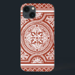 辰砂Woodblock IV iPhone 13ケース<br><div class="desc">家のDécor</div>