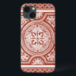 辰砂Woodblock IV iPhone 13ケース<br><div class="desc">家のDécor</div>