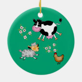 農おもしろい動物 セラミックオーナメント (裏面)