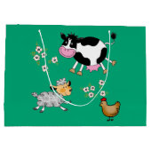 農おもしろい動物 ラージペーパーバッグ (裏面)