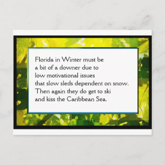 農おもしろい場詩カード#1 ポストカード