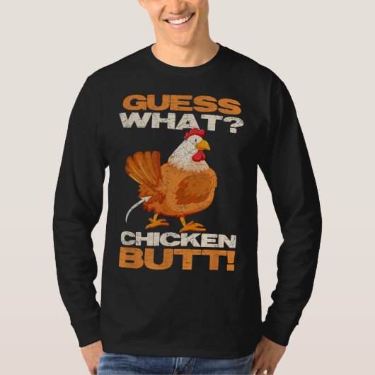 農おもしろい畜鳥農家プレゼント農業鶏 Tシャツ (正面)