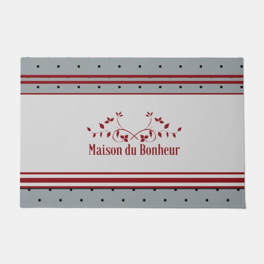 農フランスの家ヴィンテージスタイル    ドアマット (正面)