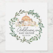 農モダン園ワインラベルで，農業食品ラベル ワインラベル (シングルラベル)