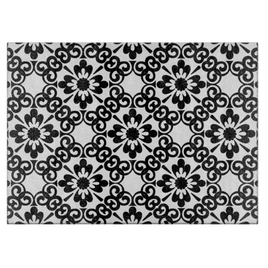 農モダン家白黒瓦 カッティングボード (正面)