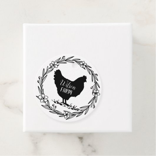 農モダン家装飾リース卵カートンラベル フェイバータグ (インサイチュ)