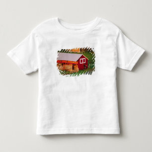 農作業の朝。アメリカ、バーモント州 トドラーTシャツ