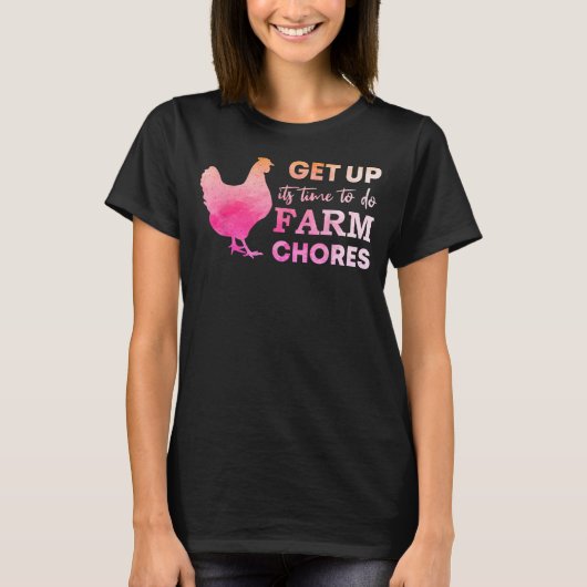 農作業をする時間を作る Tシャツ (正面)