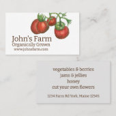 農作物が食園を作る 名刺 (正面/裏面)