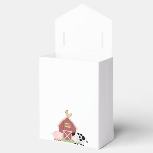 農動物納屋周囲の庭ホワイト誕生日お気に入りボックス フェイバーボックス (オープン)