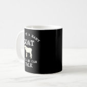 農園おもしろい動物買私はベビーのヤギは、我々は行うことができる コーヒーマグカップ (正面左)