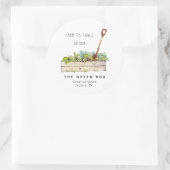 農園からテーブルオーガニック生産 ラウンドシール (バッグ)