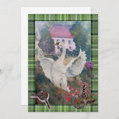 農園のガチョウまたは農園の白鳥 シーズンカード (正面/裏面)