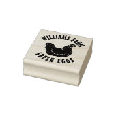 農園の新鮮な | Fresh Farm Eggs Rubber Stamp ラバースタンプ (スタンプ)