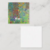 農園ひまわりグスタフクリムト スクエア名刺 (正面/裏面)