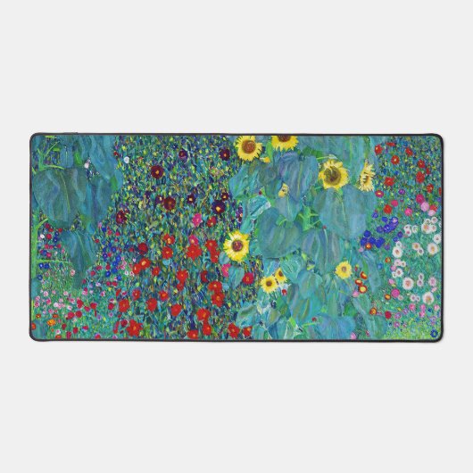 農園ひまわり付きグスタフクリムト デスクマット (正面)