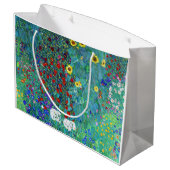 農園ひまわり付きグスタフクリムト ラージペーパーバッグ (裏面アングル)