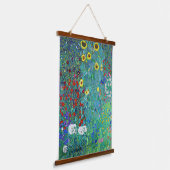 農園ひまわり付きグスタフクリムト 吊り下げ型タペストリー (傾斜あり)