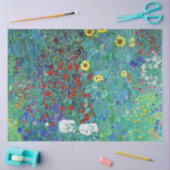 農園ひまわり付きグスタフクリムト 薄葉紙 (クラフト)