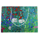 農園ひまわり花グスタフクリムトラージ ラージペーパーバッグ (正面)