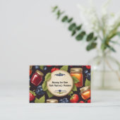 農園を守る職人フードフルーツ 名刺 (スタンド正面)