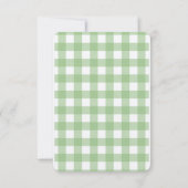 農園パーソナライズされた誕生日の招待状 (裏面)