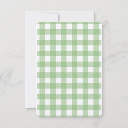 農園パーソナライズされた誕生日の招待状 (裏面)