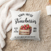 農園フレッシュイチゴ クッション (ブランケット)