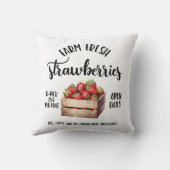 農園フレッシュイチゴ クッション (裏面)
