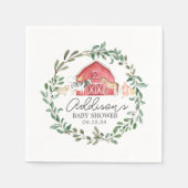 農園モダンのナプキンには農園の紙用品があり スタンダードカクテルナプキン (正面)