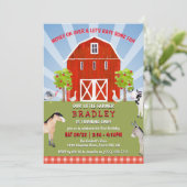 農園動物の誕生日1日 招待状 (スタンド正面)