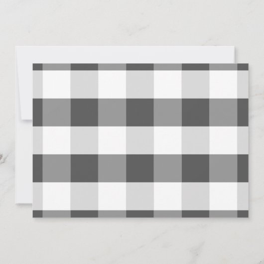 農園動物納屋周囲の庭白写真撮影誕生日インビタット 招待状 (裏面)