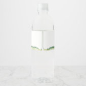 農園動物納屋周囲の庭誕生日パーティー ペットボトルラベル (裏面)