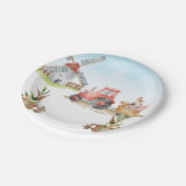 農園男女兼用誕生会 ペーパープレート (アングル)