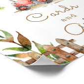 農園男女兼用誕生日パーティーカードとギフト ポスター (角)