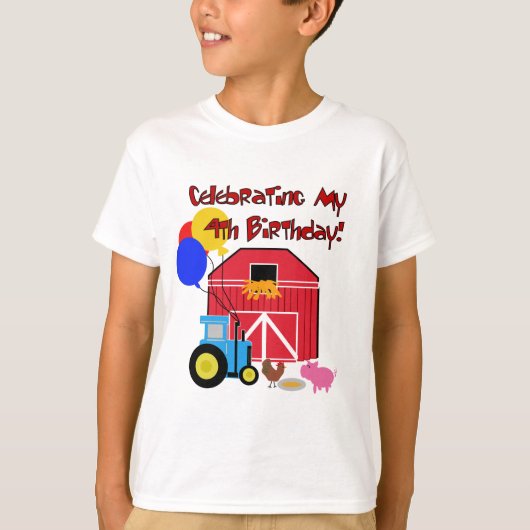 農園4th誕生日Tシャツとギフト Tシャツ (正面)