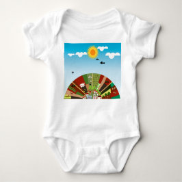 農園 ベビーボディスーツ