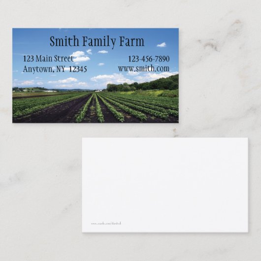 農地の名刺 名刺 (正面/裏面)