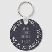 農地食太陽の追加文字カスタムイベント キーホルダー (裏面)